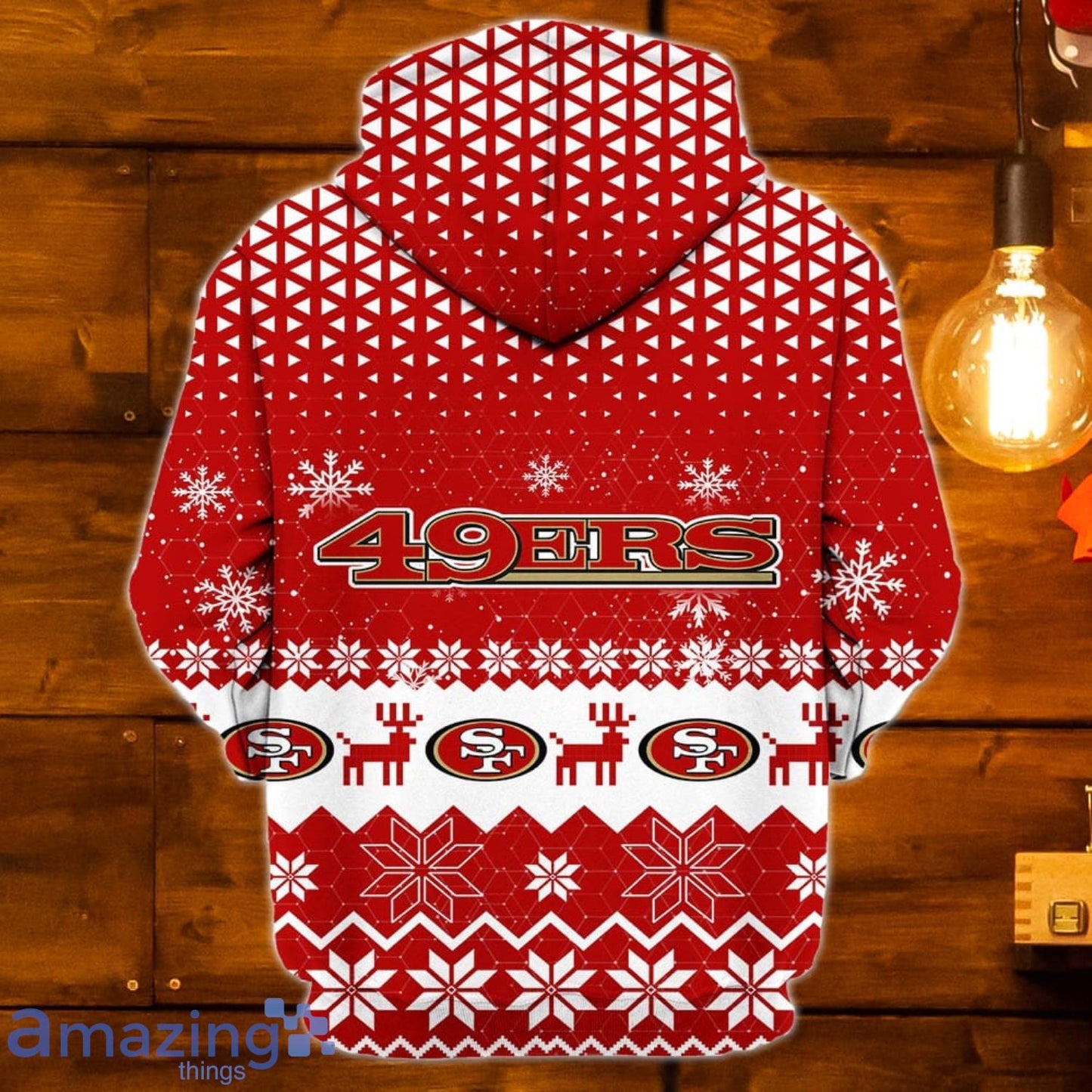 San Francisco 49ers Christmas Hoodie BBHD875