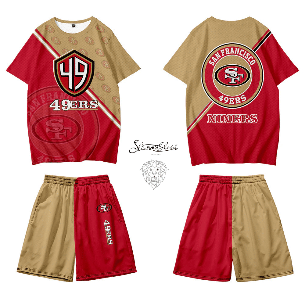 San Francisco 49ers T-shirt and Shorts BG149