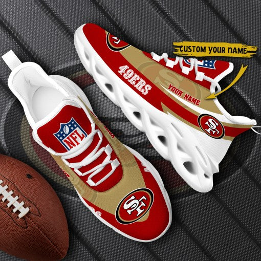 San Francisco 49ers Personalized Yezy Running Sneakers SPDMS811