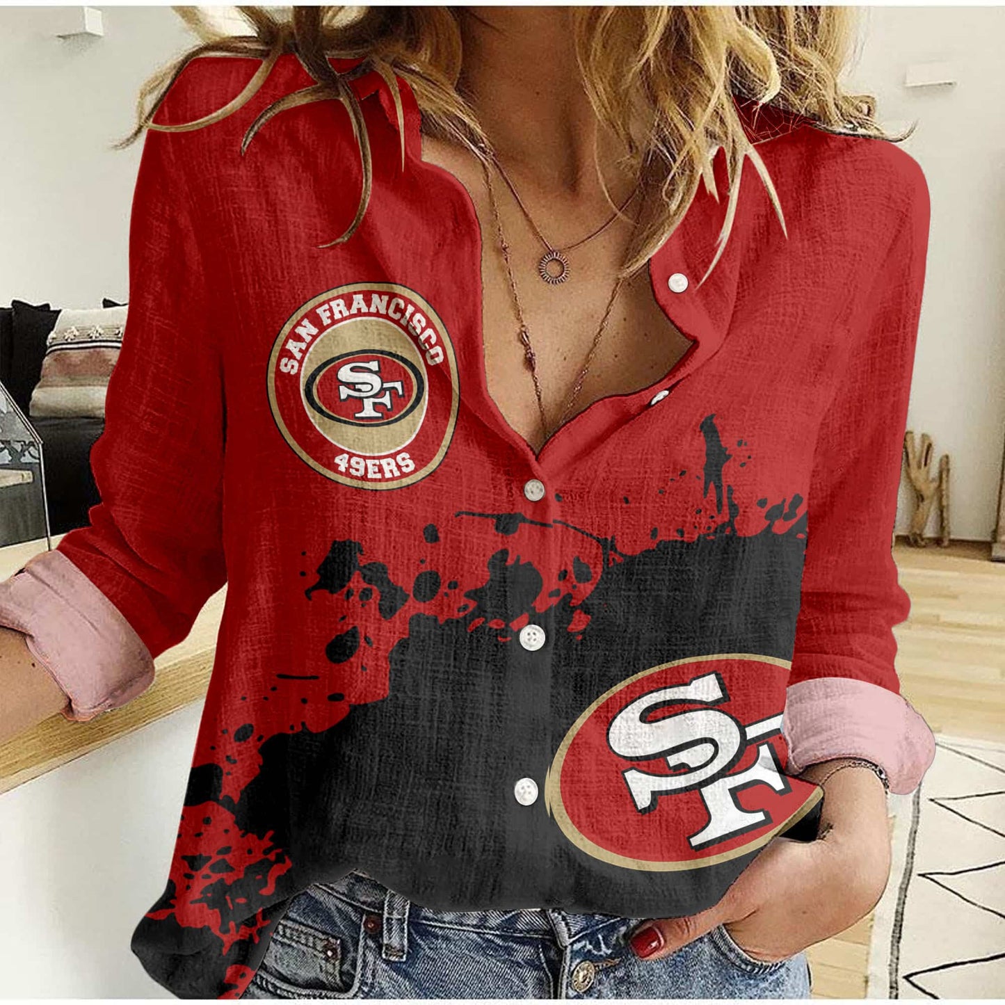 San Francisco 49ers Woman Shirt BG162