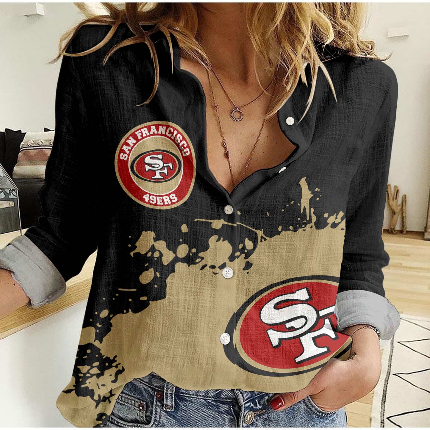 San Francisco 49ers Woman Shirt BG162