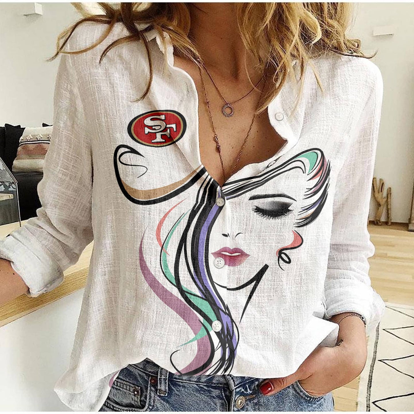 San Francisco 49ers Woman Shirt BG53