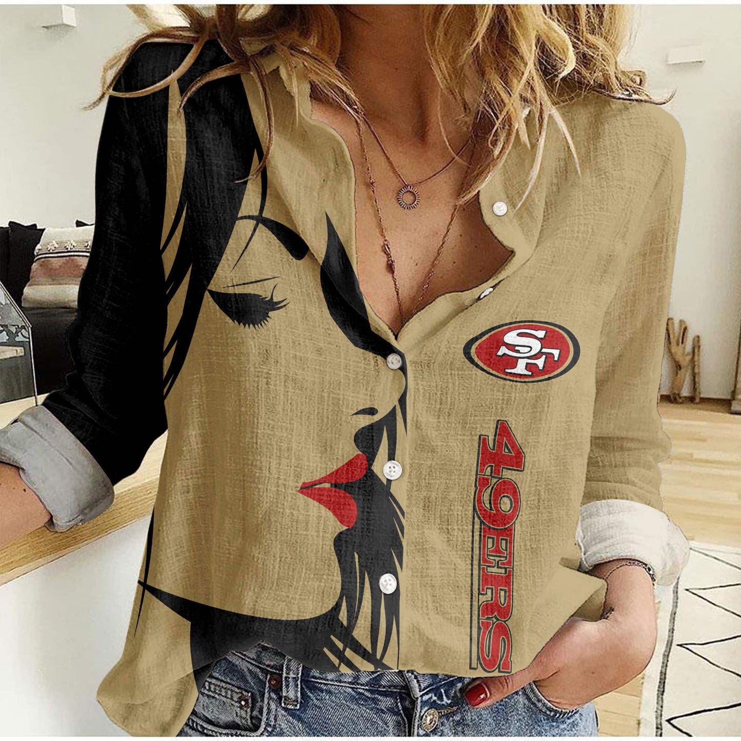 San Francisco 49ers Woman Shirt BG84