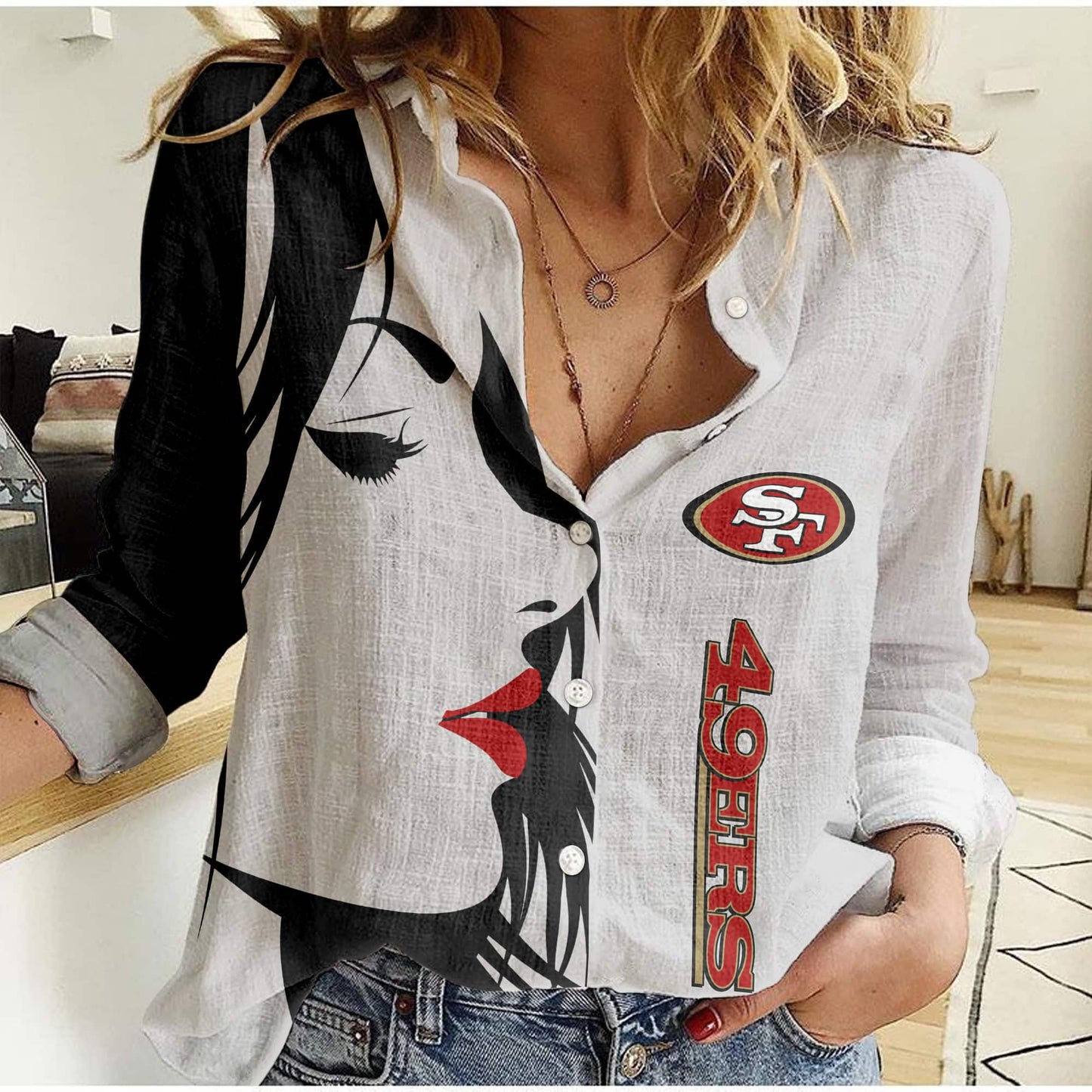 San Francisco 49ers Woman Shirt BG84