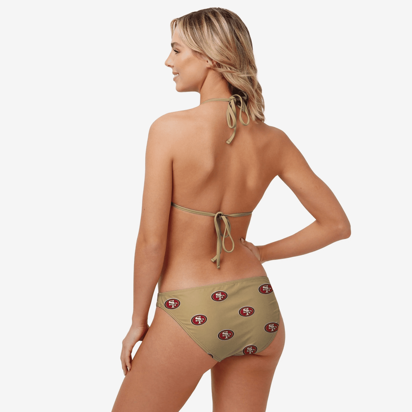 San Francisco 49ers Womens Mini Print Bikini