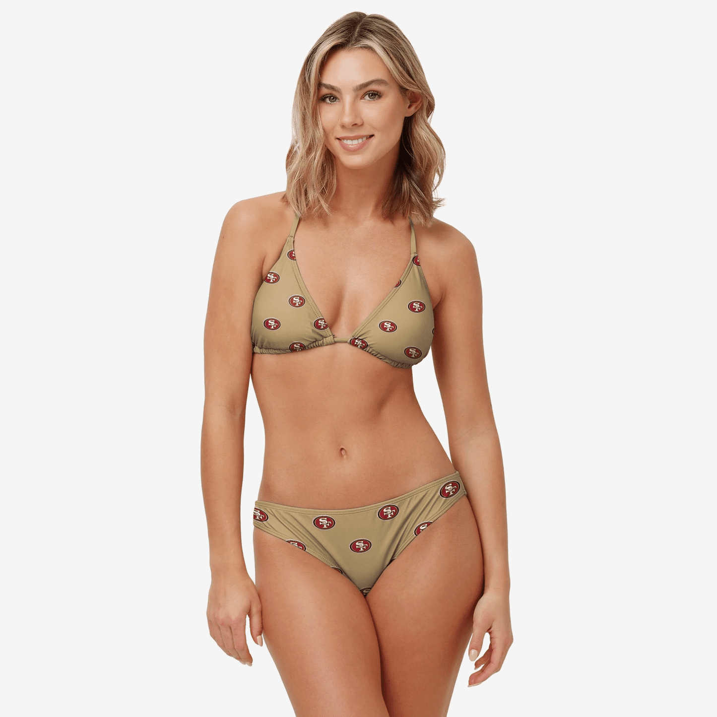 San Francisco 49ers Womens Mini Print Bikini