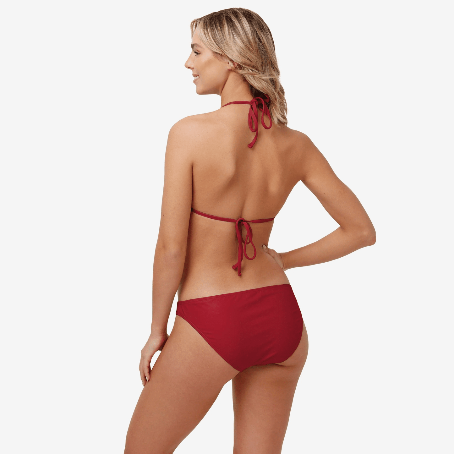 San Francisco 49ers Womens Solid Logo Bikini