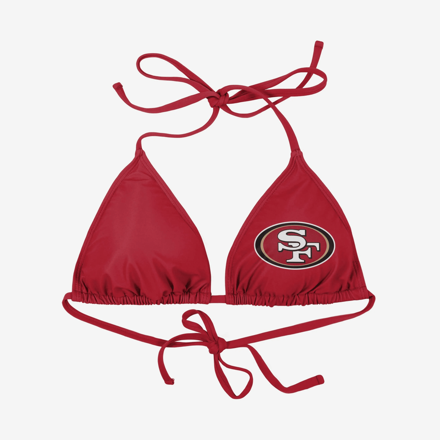 San Francisco 49ers Womens Solid Logo Bikini