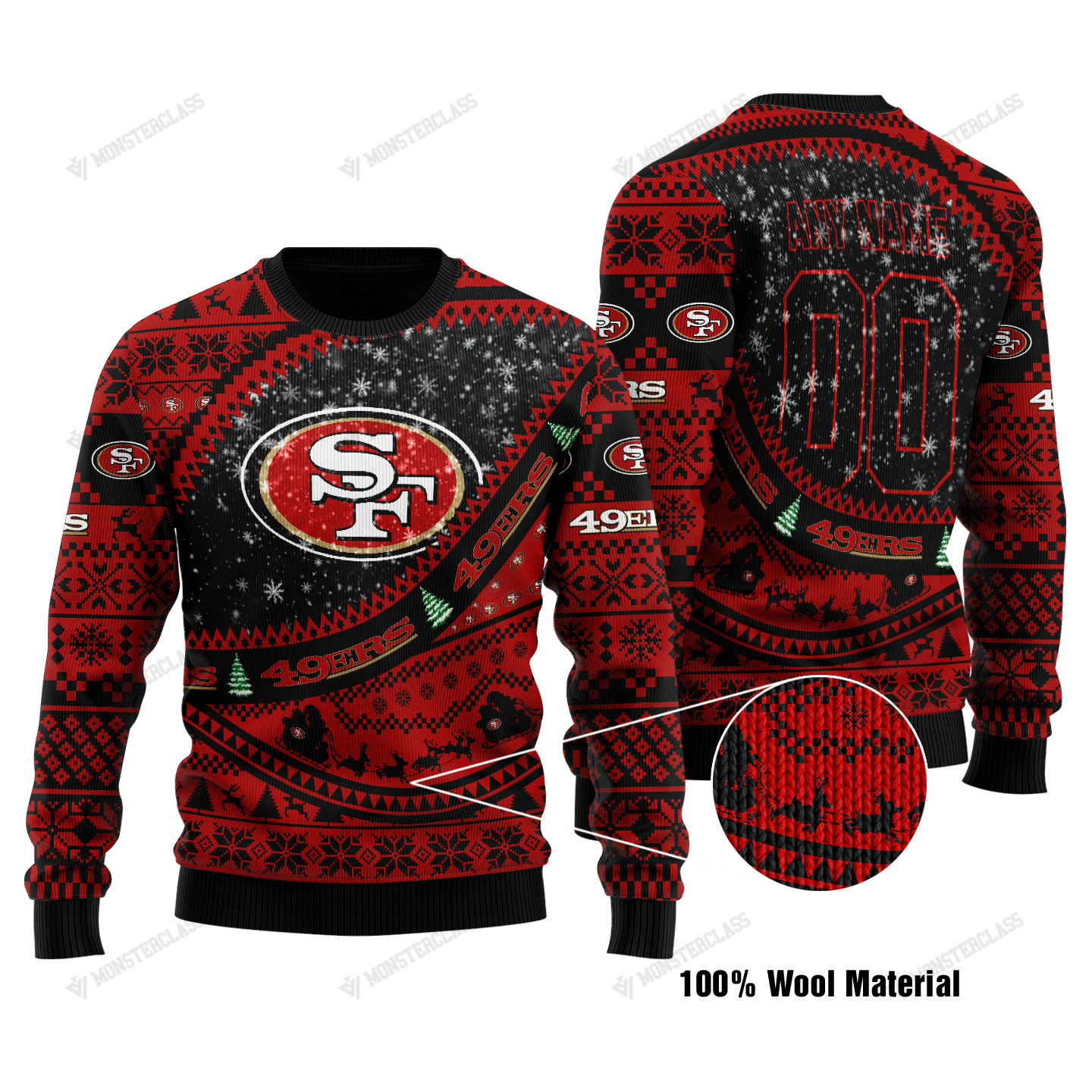 San Francisco 49ers Woolen Sweater 112
