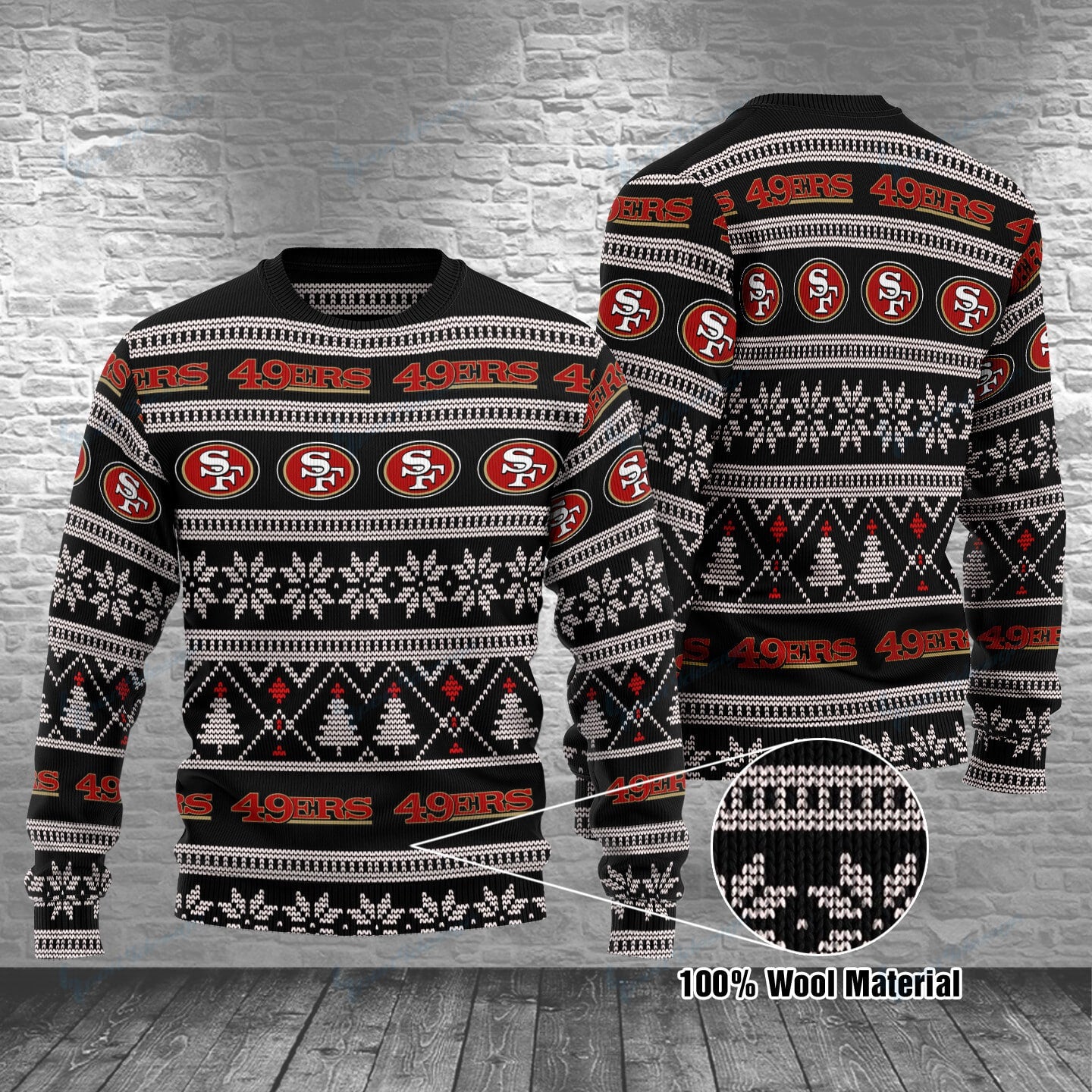 San Francisco 49ers Woolen Sweater BG10