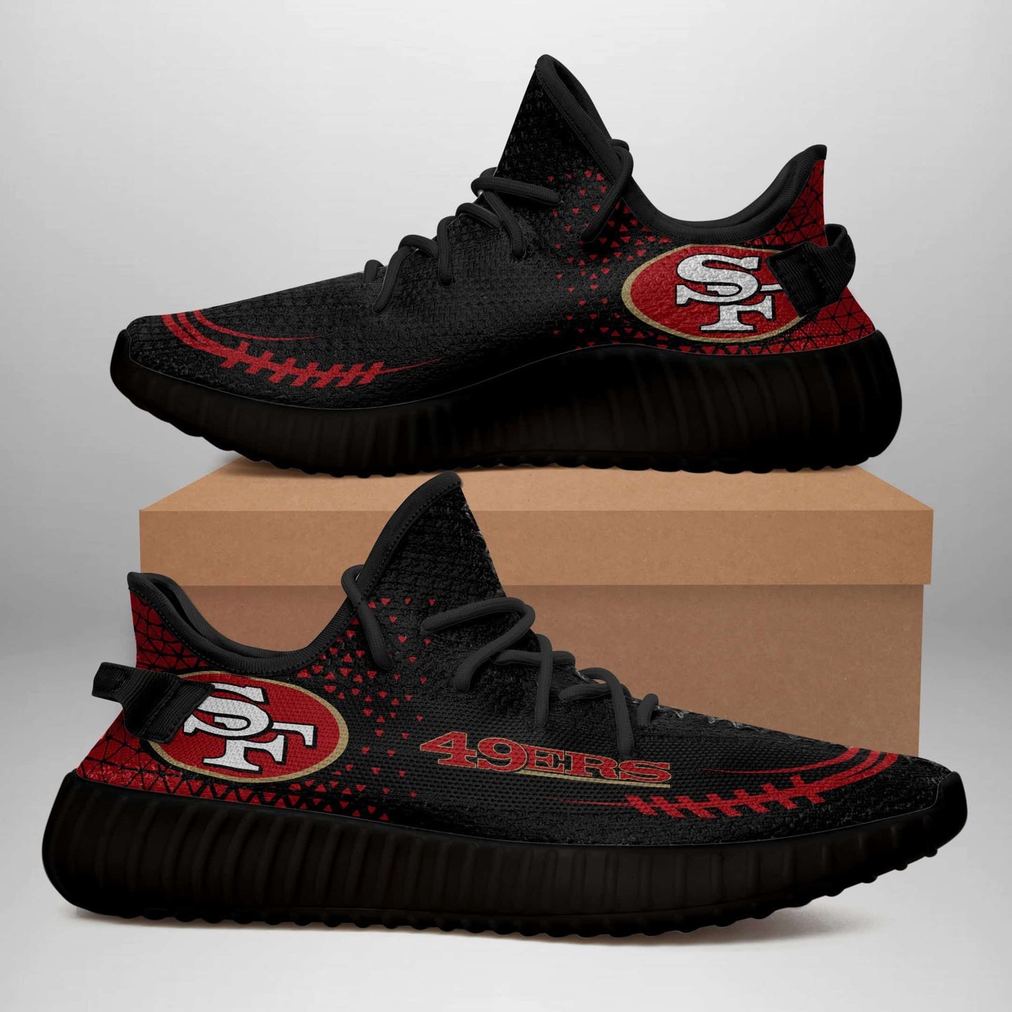 San Francisco 49ers Yeezy Shoes 015