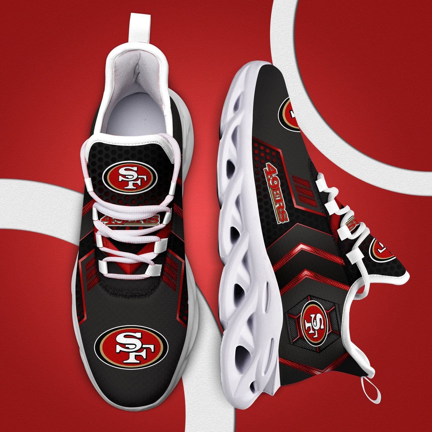 San Francisco 49ers Yezy Running Sneakers 215