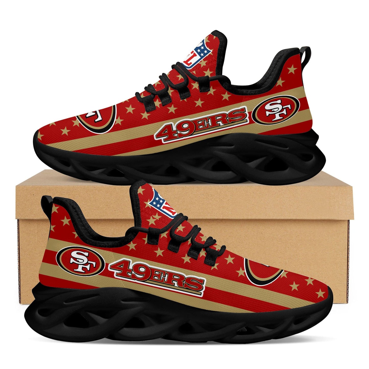 San Francisco 49ers Yezy Running Sneakers 55