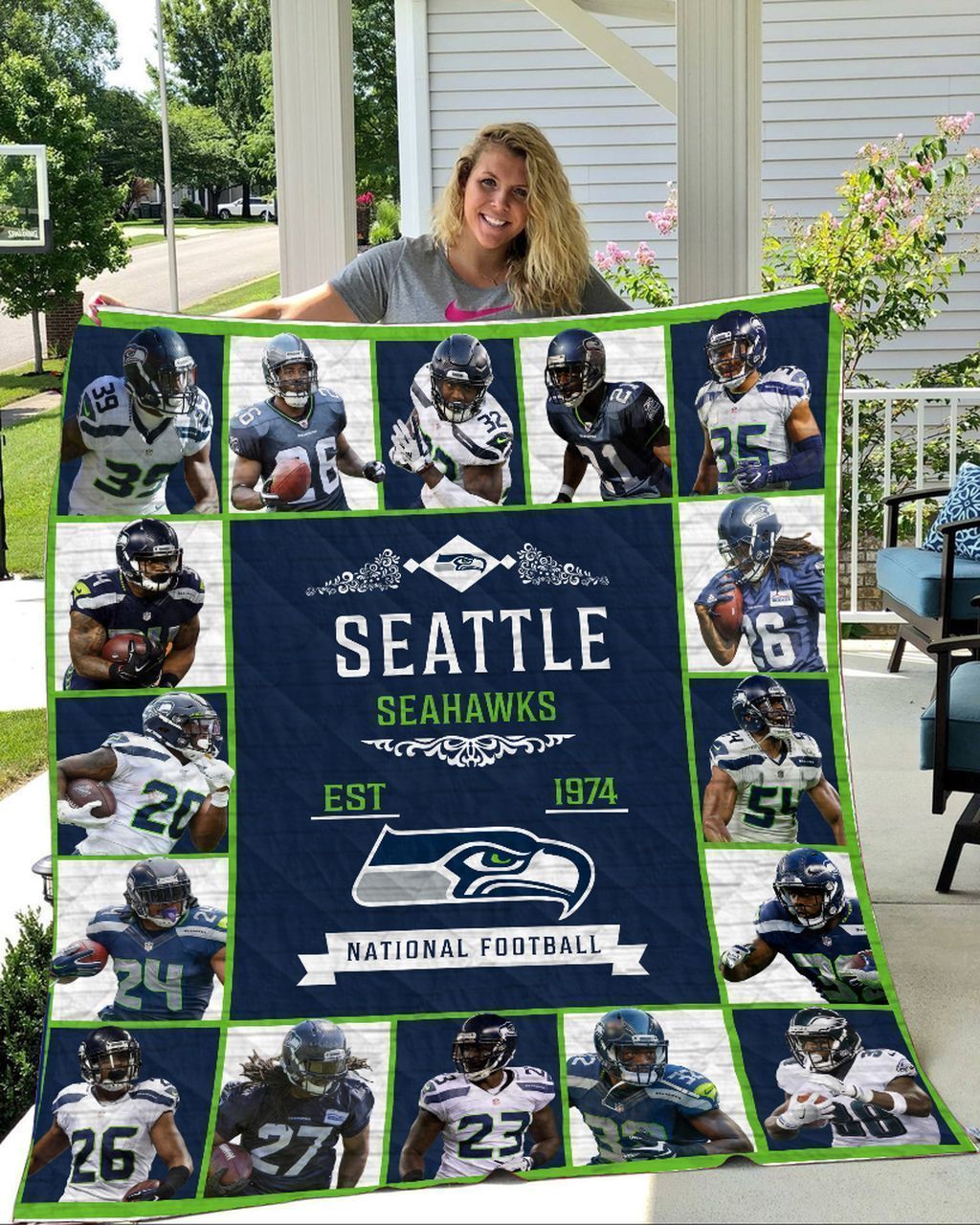 Seattle Seahawks 3D Premium Quilt