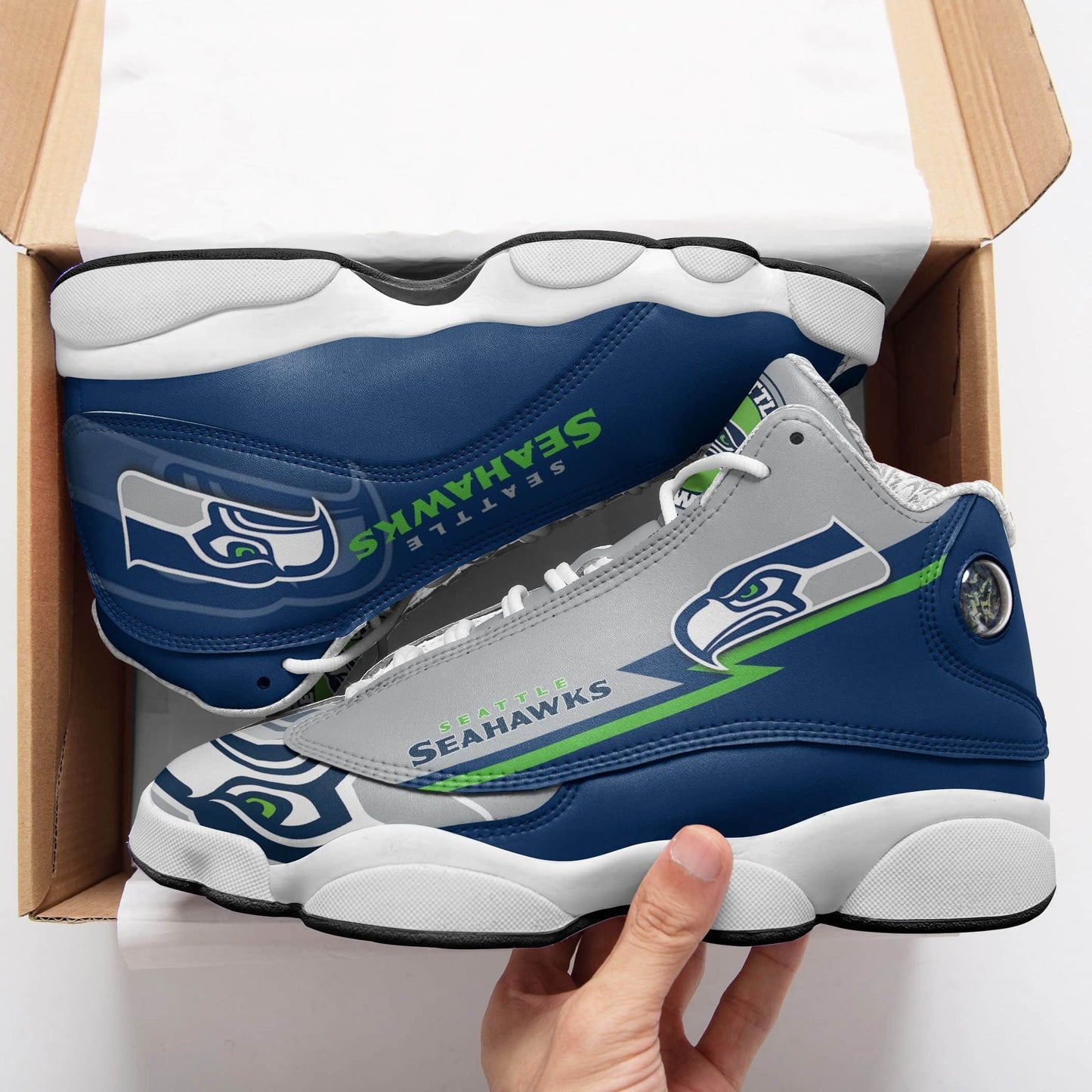Seattle Seahawks Air JD13 Sneakers 150