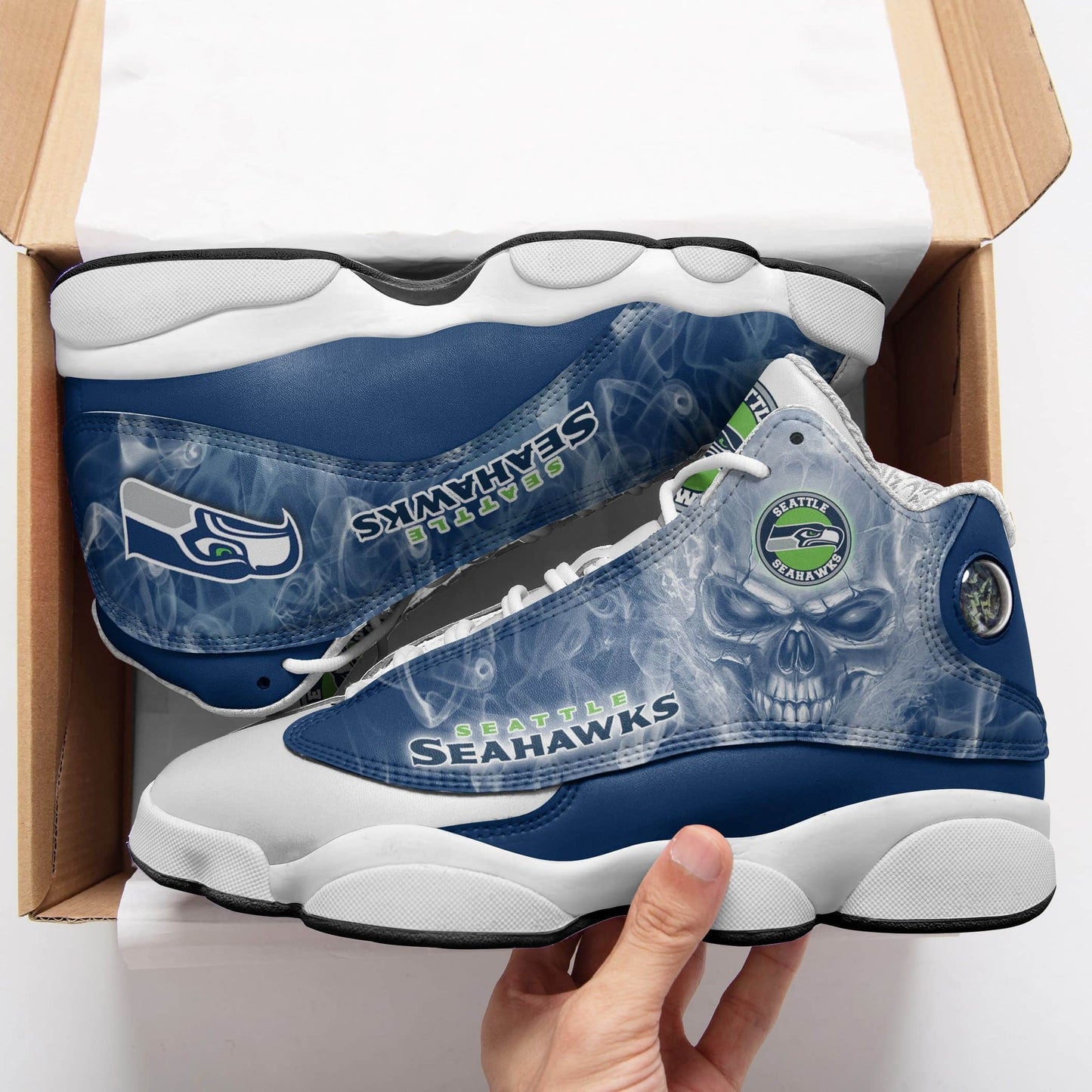 Seattle Seahawks Air JD13 Sneakers 152