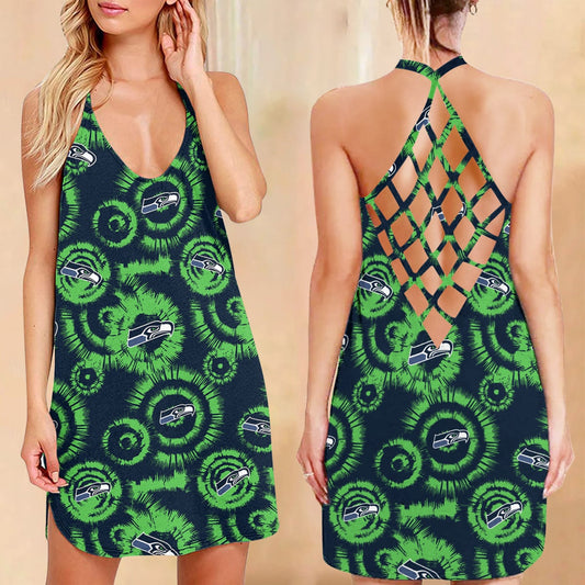 Seattle Seahawks Criss-Cross Dress 11