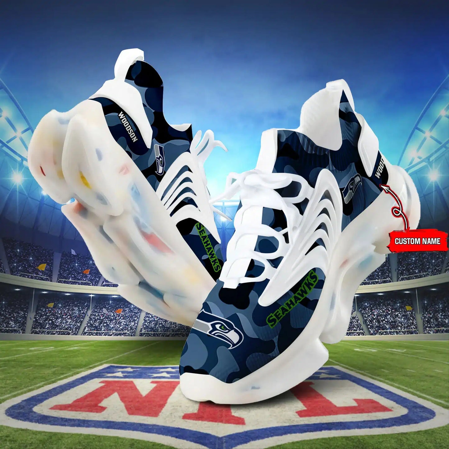 Seattle Seahawks F68 Sport Camo Shoes S15
