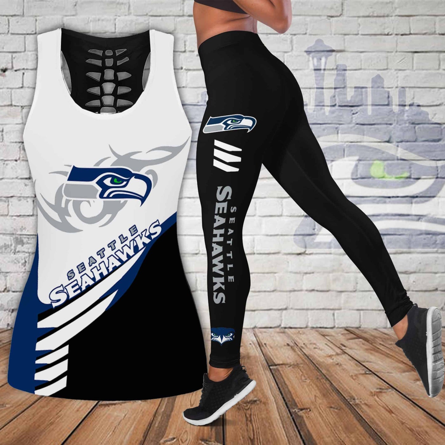 Seattle Seahawks Leggings/ Tank Top Limited 017