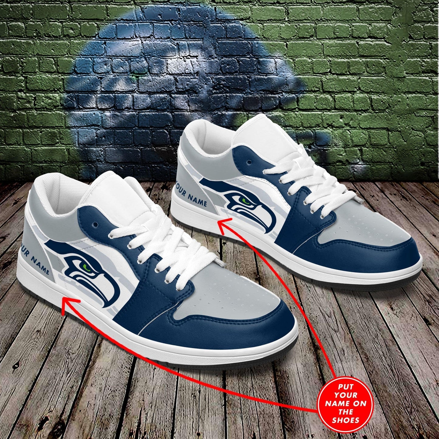 Seattle Seahawks LJ Sneakers 008