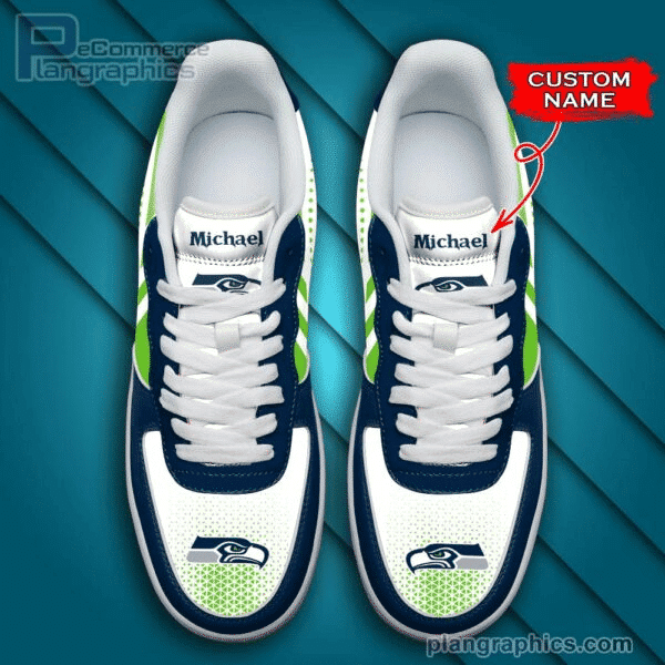 Seattle Seahawks NFL Personalized Air Force 1 Shoes