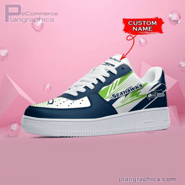 Seattle Seahawks NFL Personalized Air Force 1 Shoes