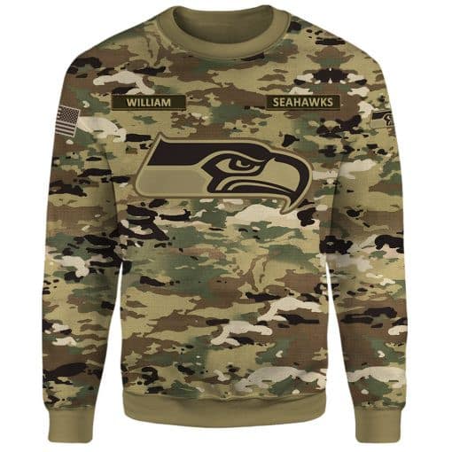 Seattle Seahawks Personalized All Over Printed 222