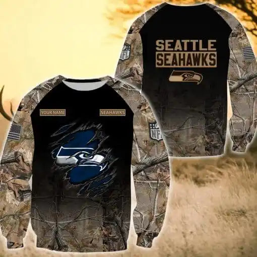 Seattle Seahawks Personalized All Over Printed 393