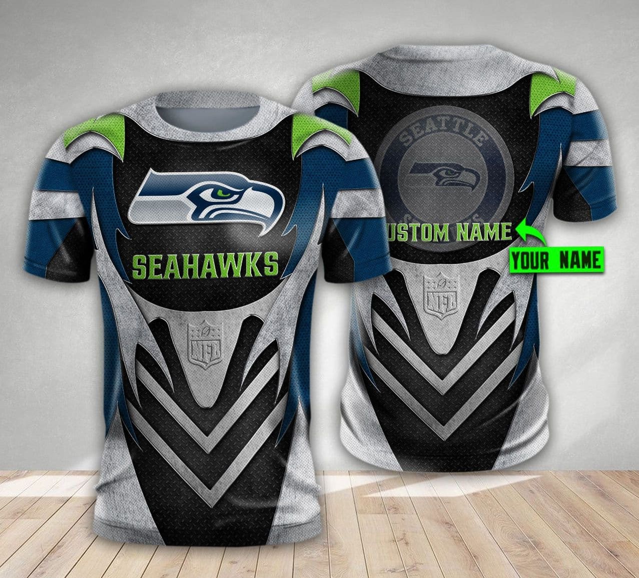 Seattle Seahawks Personalized All Over Printed 441