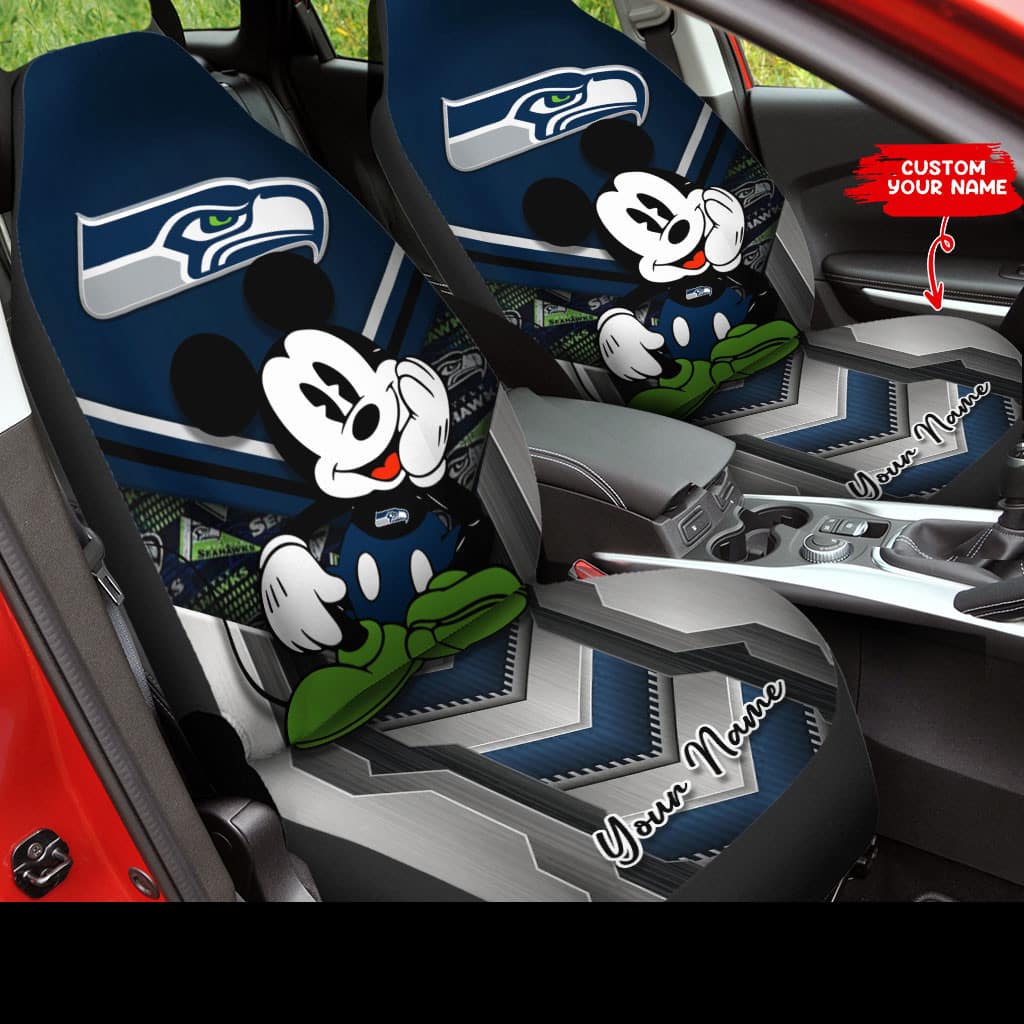 Seattle Seahawks Personalized Car Seat Covers BG237