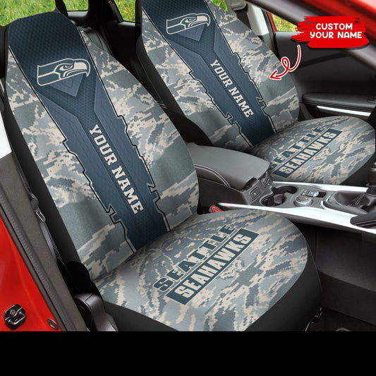 Seattle Seahawks Personalized Car Seat Covers BG263
