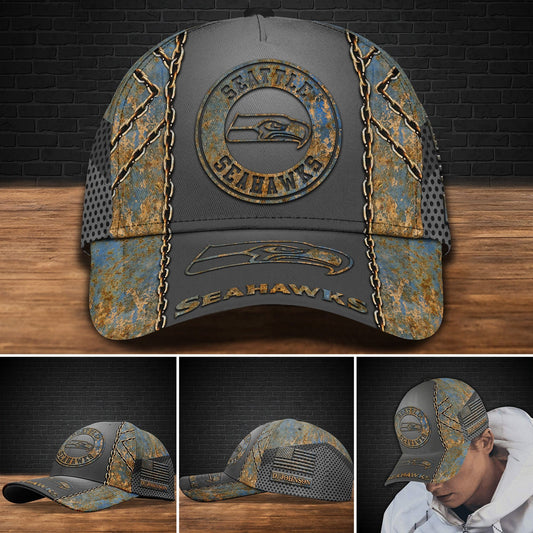 Seattle Seahawks Personalized Classic Cap BB35