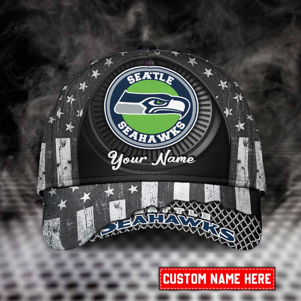 Seattle Seahawks Personalized Classic Cap BB372