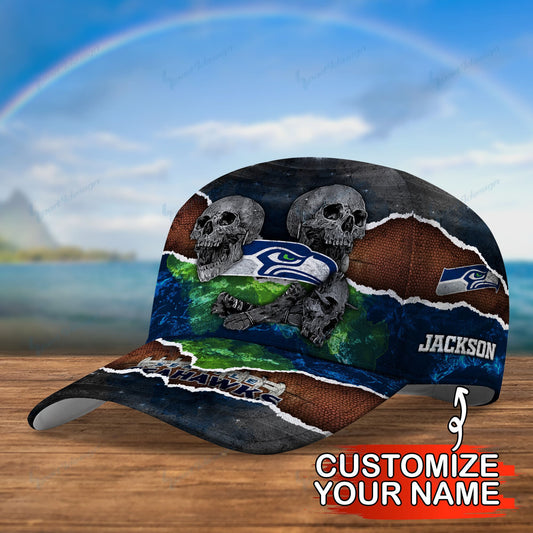 Seattle Seahawks Personalized Classic Cap BG684