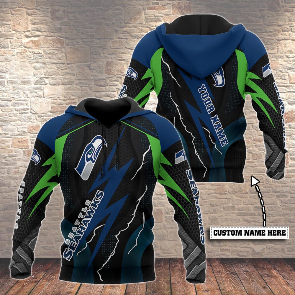 Seattle Seahawks Personalized Hoodie BB499