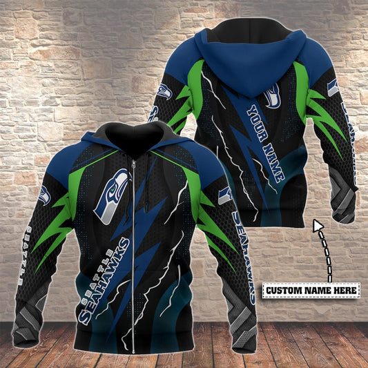 Seattle Seahawks Personalized Hoodie BB499