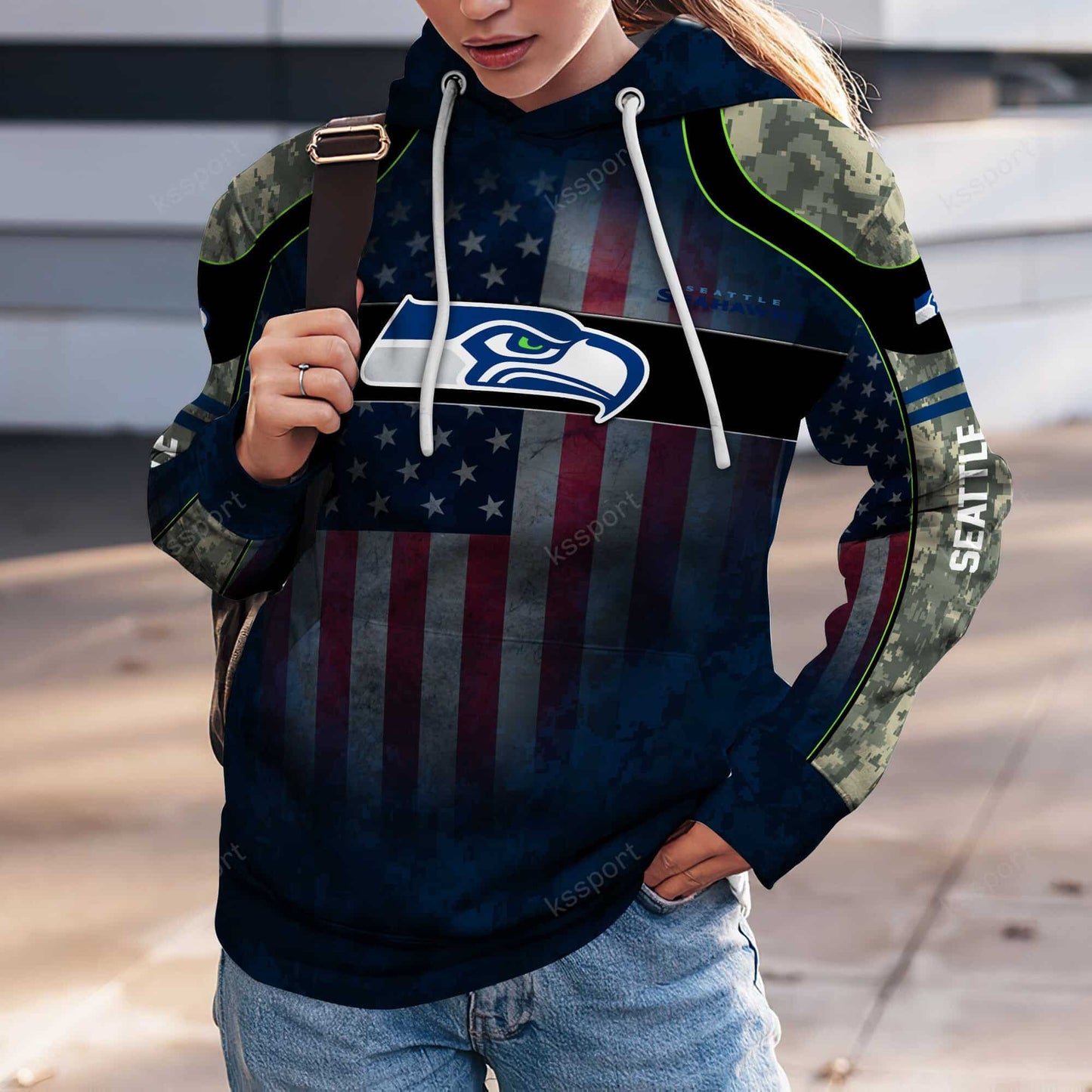 Seattle Seahawks Personalized Leggings And Hoodie BG90