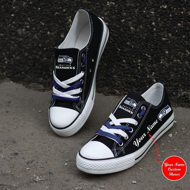Seattle Seahawks Personalized New Low Top 023