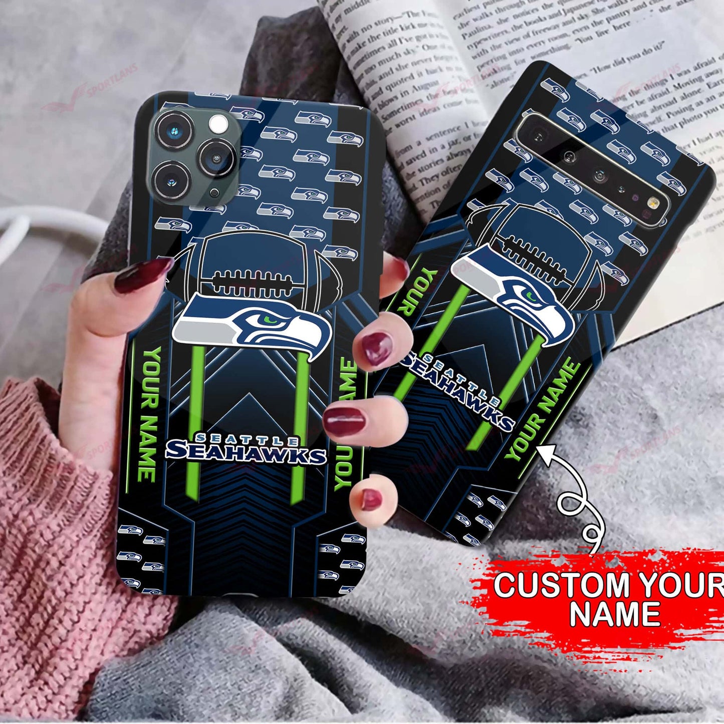 Seattle Seahawks Personalized Phone Case BG29