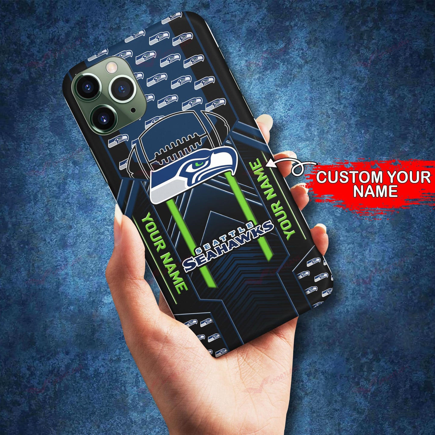 Seattle Seahawks Personalized Phone Case BG29