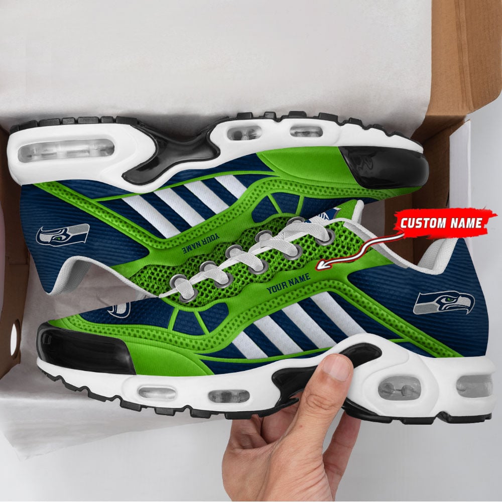 Seattle Seahawks Personalized Plus T-N Youth Sneakers BG163