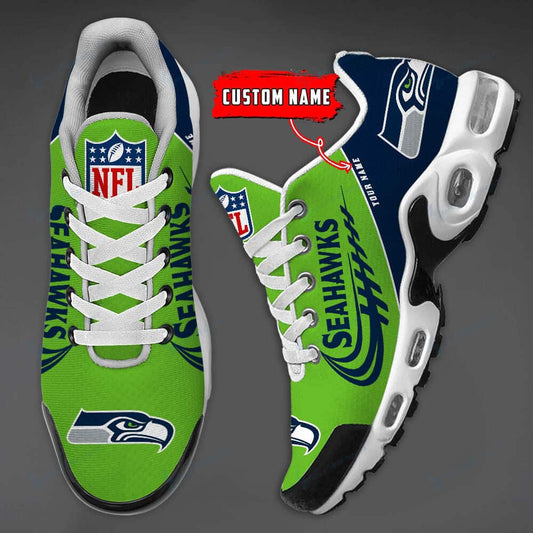 Seattle Seahawks Personalized Plus T-N Youth Sneakers BG29