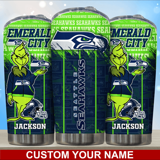 Seattle Seahawks Personalized Tumbler BG116