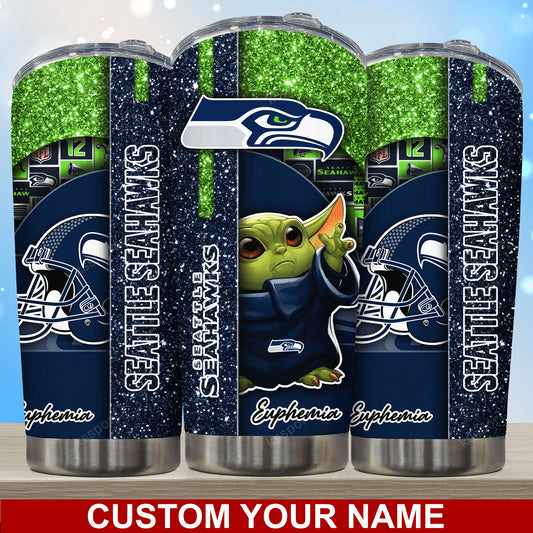 Seattle Seahawks Personalized Tumbler BG178