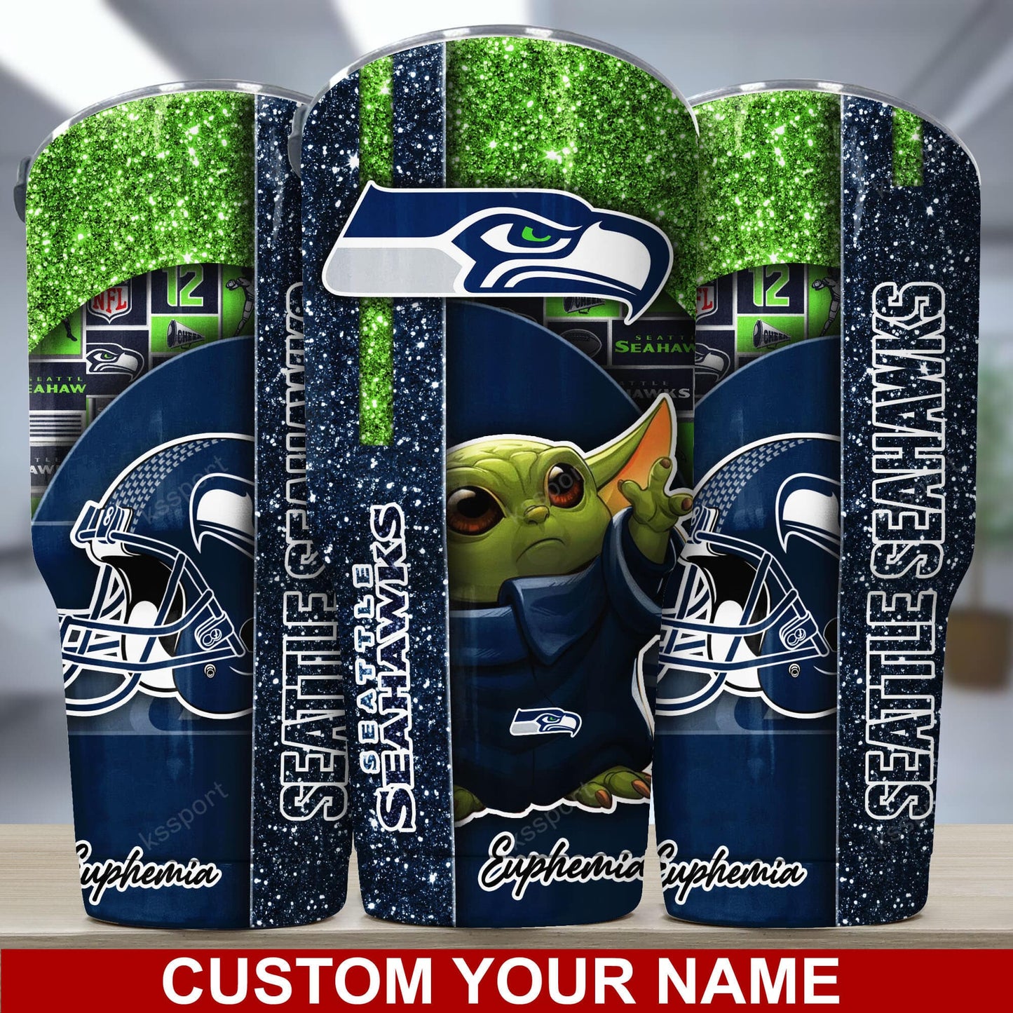 Seattle Seahawks Personalized Tumbler BG178