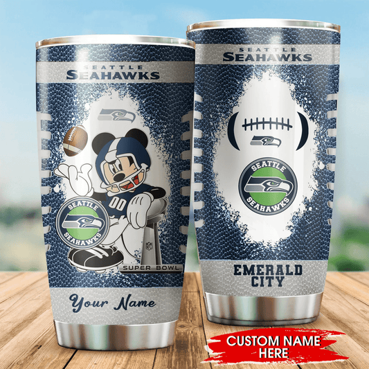 Seattle Seahawks Personalized Tumbler BG298