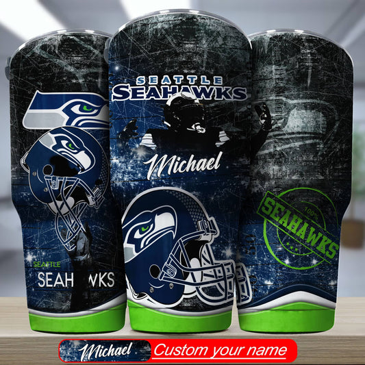 Seattle Seahawks Personalized Tumbler BG337