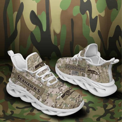 Seattle Seahawks Personalized Yezy Running Sneakers 944