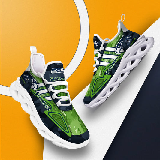 Seattle Seahawks Personalized Yezy Running Sneakers BB260