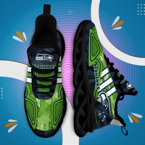 Seattle Seahawks Personalized Yezy Running Sneakers BB260